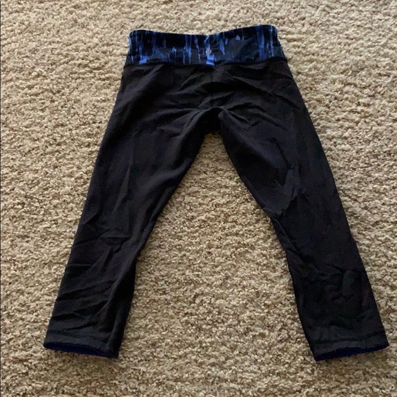 Lululemon reversible wunder under capris - Picture 4 of 5